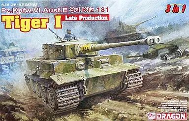 [Used] Plastic model 1/35 Tiger I late model (3 in 1) [6406]