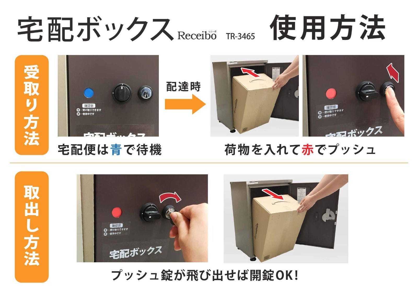 宅配ボックスポストスタンドセット LIFE