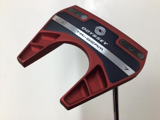 オデッセイ TRI-BEAM RED 7 CS 34インチ パター PT STROKE LAB 2025 フレックスその他 メンズ 男性用 右利き 右用 Bランク ゴルフクラブ