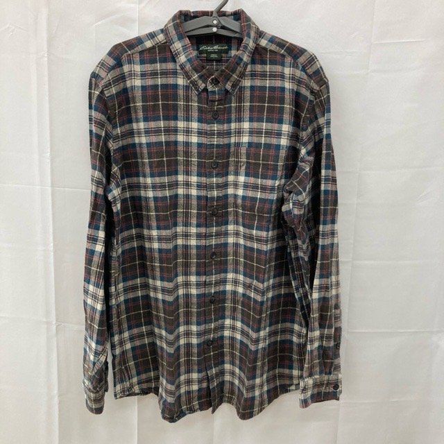 古着 エディーバウアー Eddie Bauer 長袖 ボタンダウンチェックシャツ メンズL相当 /eaa558767 Eddie Bauer - 古着 エディーバウアー Eddie Bauer 長袖 ボタン