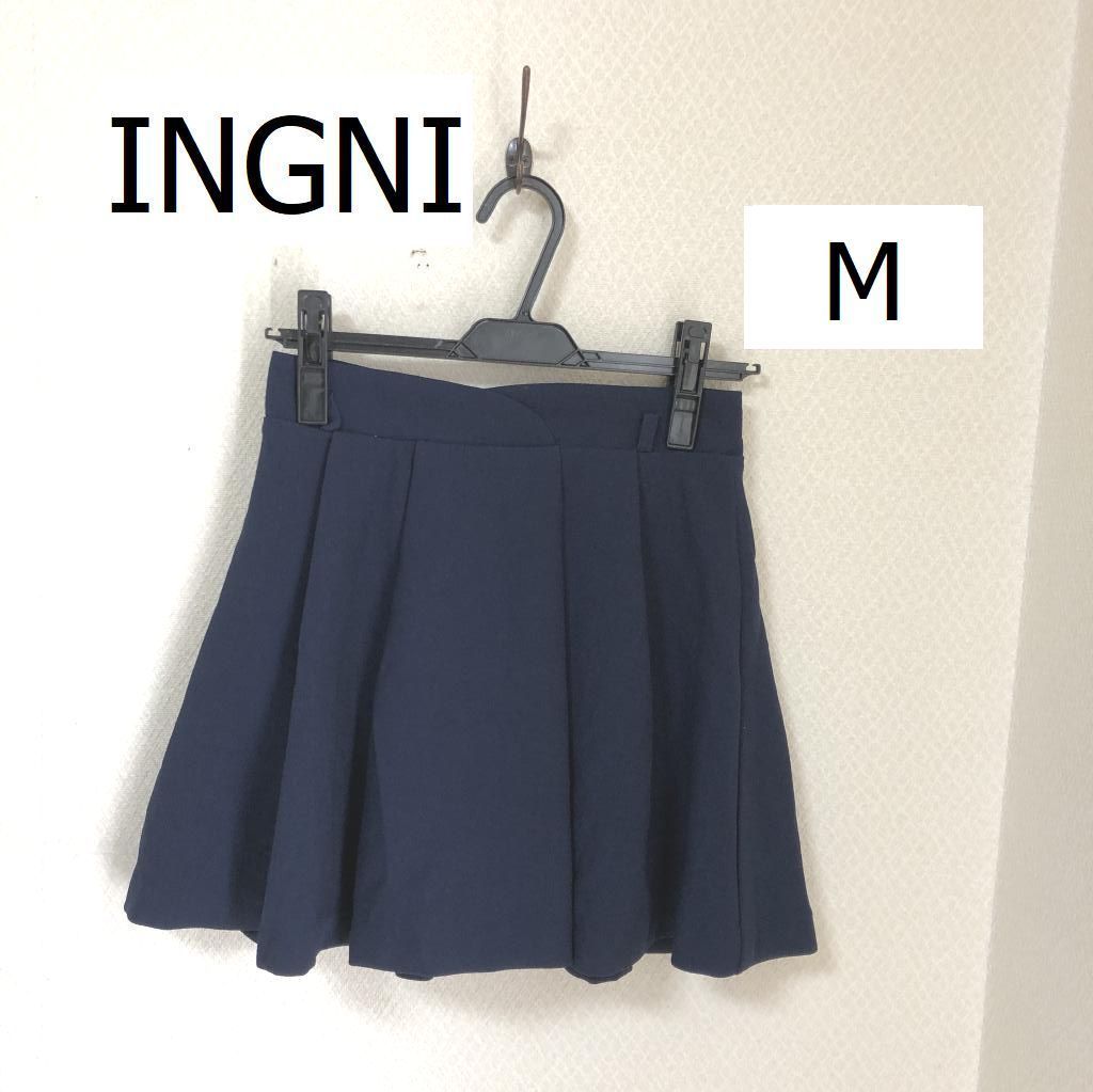 INGNI 紺色 ネイビー キュロットスカート - キュロット