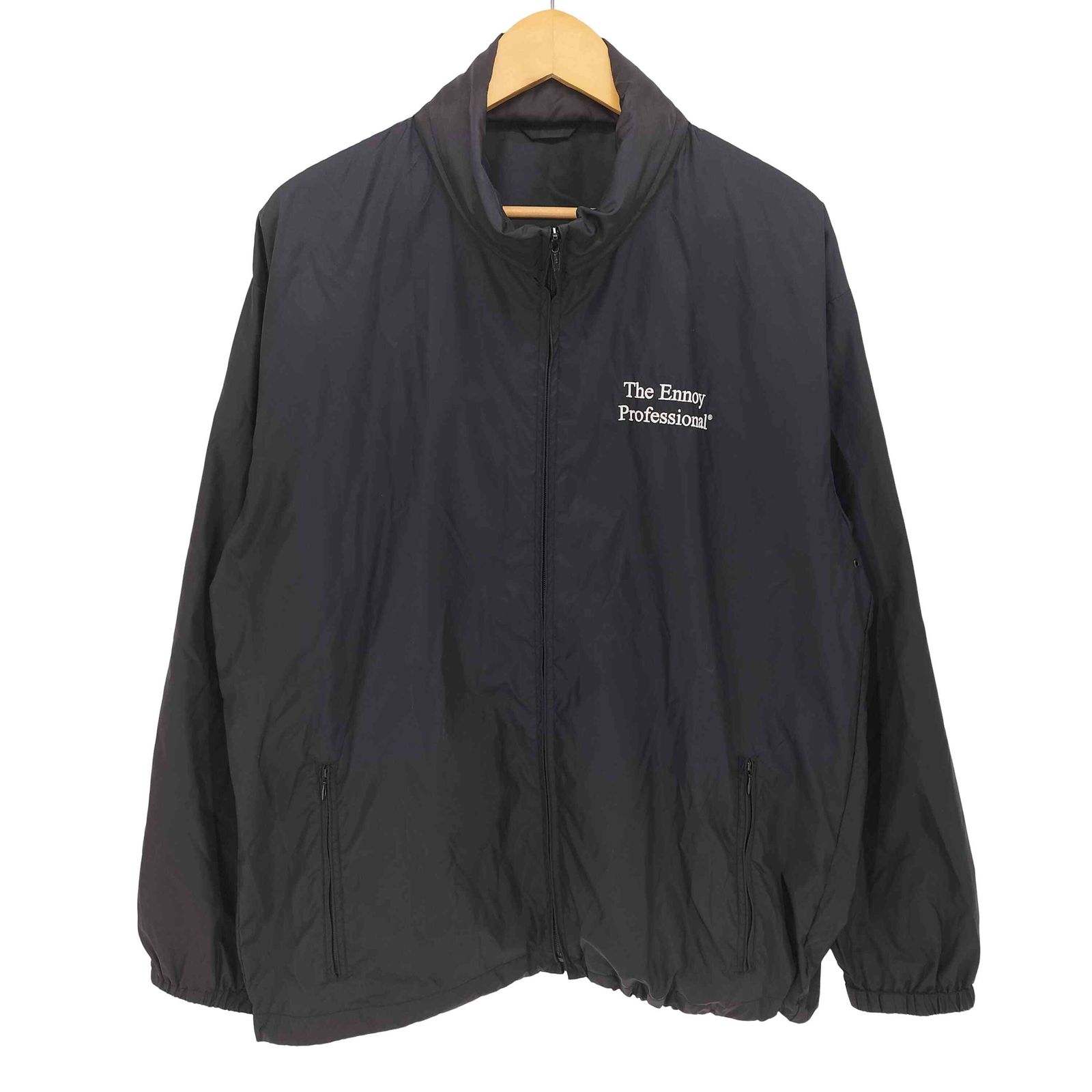 ジャケット・アウター ENNOY PACKABLE NYLON JACKET BLACK ENNOY PACKABLE NYLON JACKET 黒 L - メルカリ