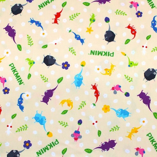 ピクミン PIKMIN ニンテンドー ゲーム オックス 綿100% 生地 布 約110cm×50cm G-3046 入園入学 とらやfabric