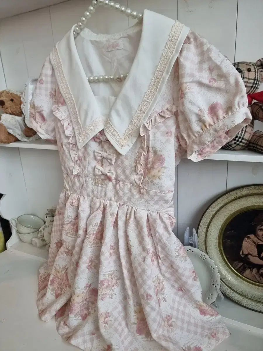 激売れ! リズリサ LIZ LISA ローズミルク チェック ONE PIECE 満足保障、安心と信頼。