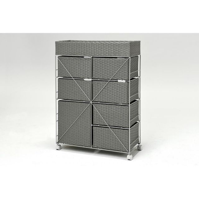 萩原 Hagihara RAN-2418GY ランドリー 新生活 インテリア 家具おしゃれ