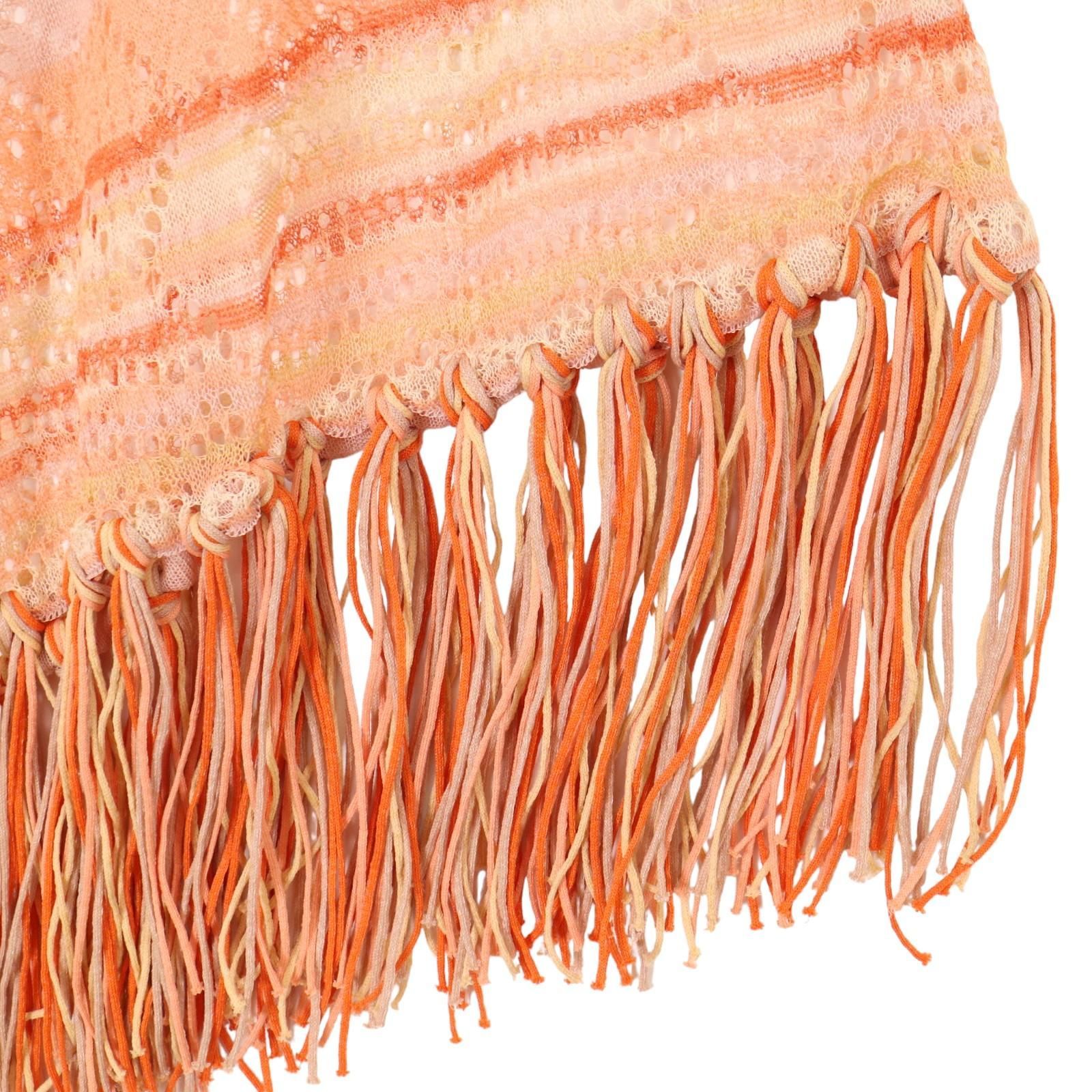 ショール オレンジ