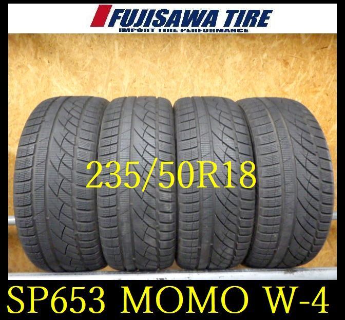 SP653 ◆ ◆ 製造 約7部山◆MOMO SUV POLE◆235 50R18◆4本