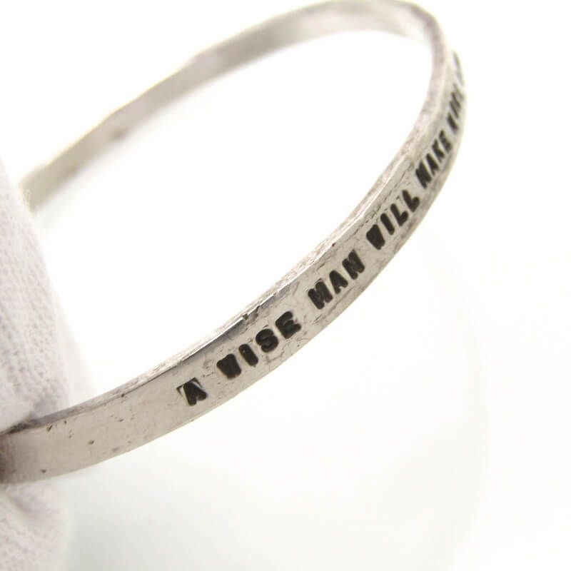 リポウズバングル⭐︎手首16.5cmサイズ bracelet(SV)