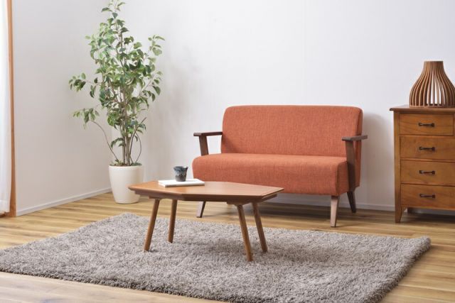 コタツ W80×D50×H36.5 ライトブラウン コタツ コタツテーブル センター