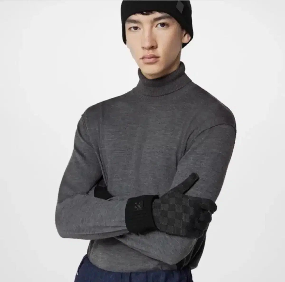 Louis Vuitton ルイヴィトン モノグラム ダミエ 手袋 ニット グローブ