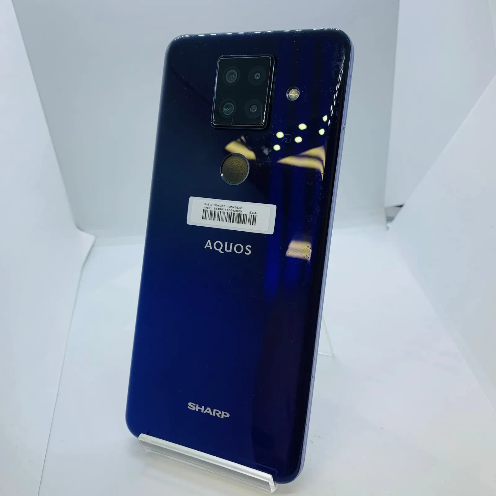 ☆【品】楽天モバイル AQUOS sense4 plus 128GB SH-M16 パープル 