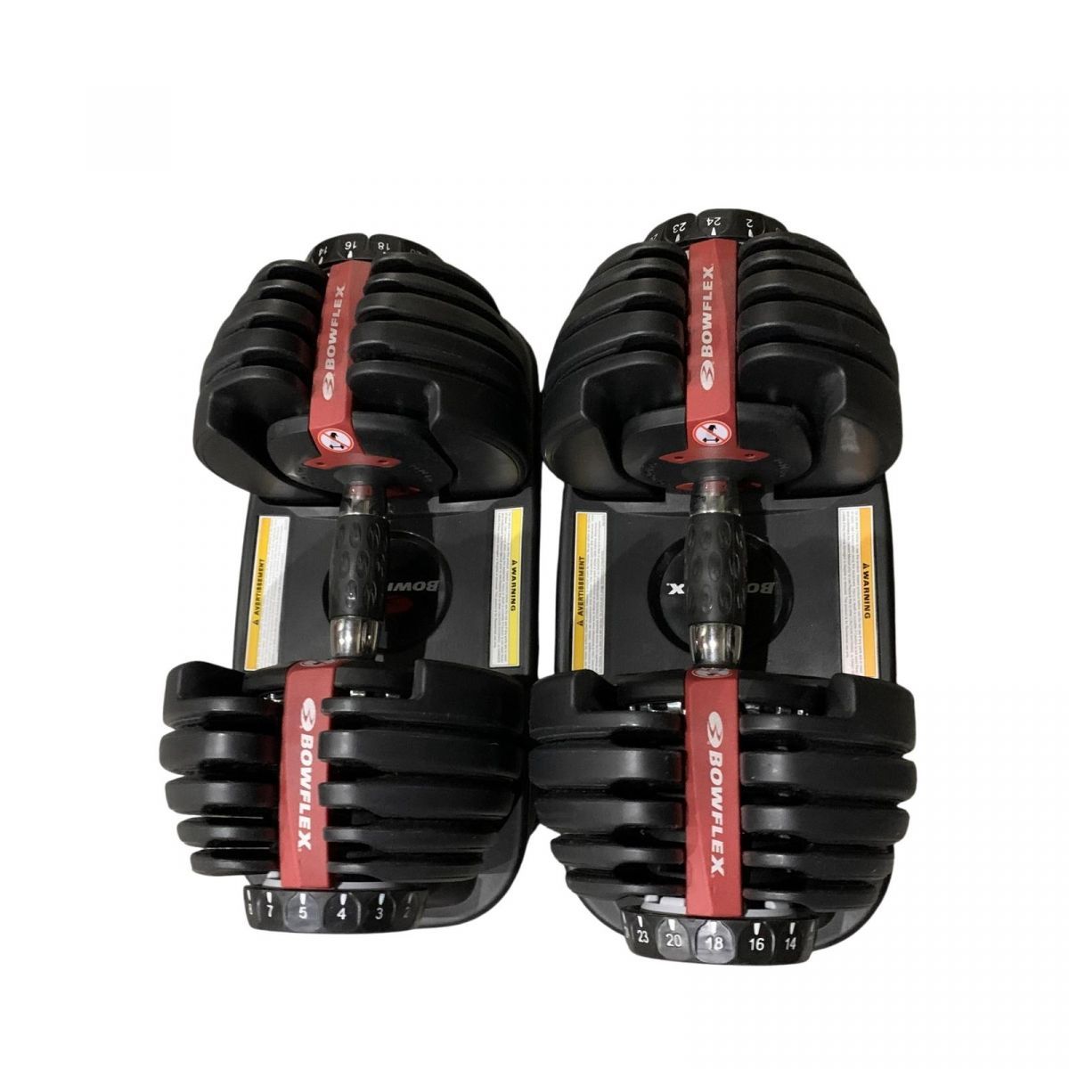 可変式ダンベル 24kg ペア BOWFLEX ボウフレックス 552i DUMBBELL 15段階 2~24kg RMK850464相