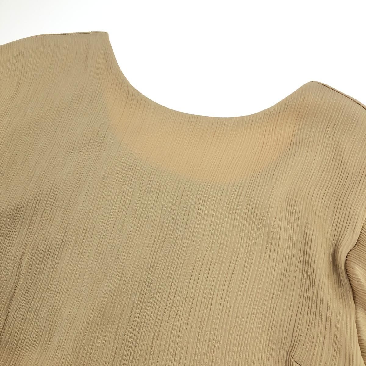 JOIEVE ジョエブ ウエストリボン ワンピース サイズ:36 ベージュ  