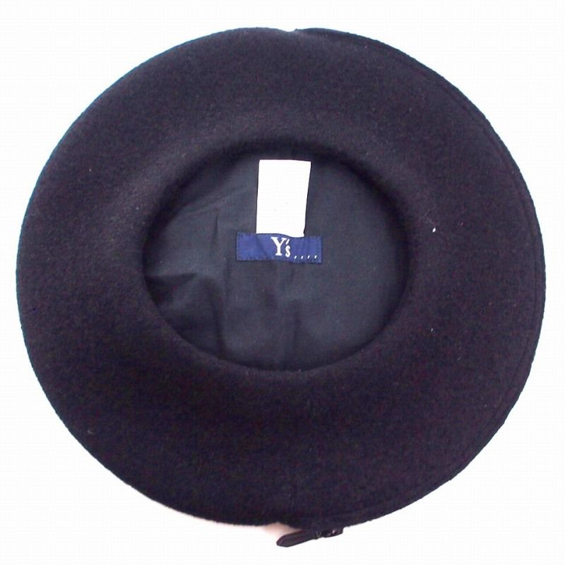 ワイズ Y s 22AW GENDER NEUTRAL ベレー帽 帽子 ブラック 黒 YE-H40-131