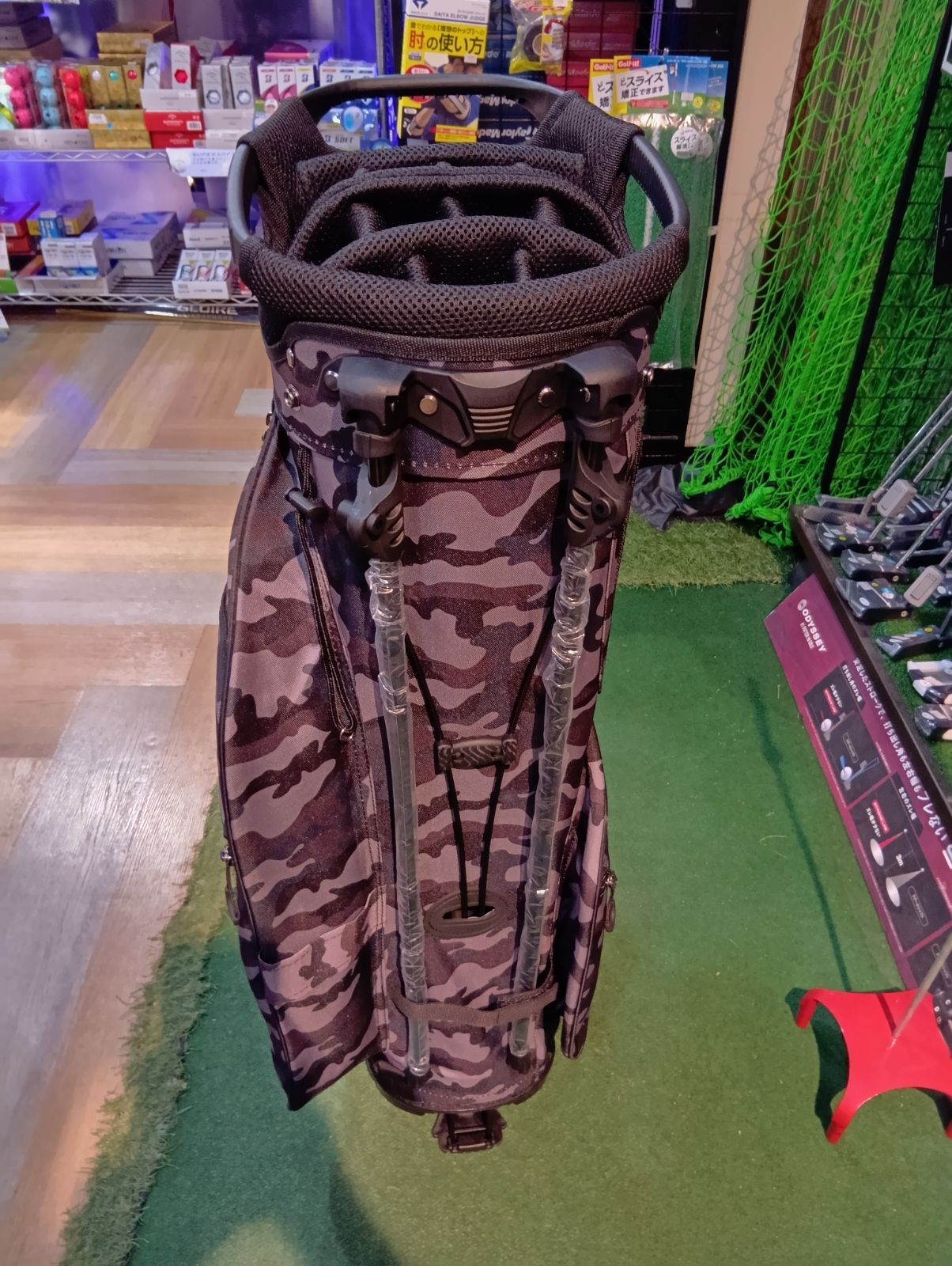 Cb ♥品 OOWLS 14分割 スタンドキャディバッグ ダークカモ 9.5型 軽量 47インチ対応 JYPRF23FSB 2025年モデル JYPER Sオリジナル商品 大崎店