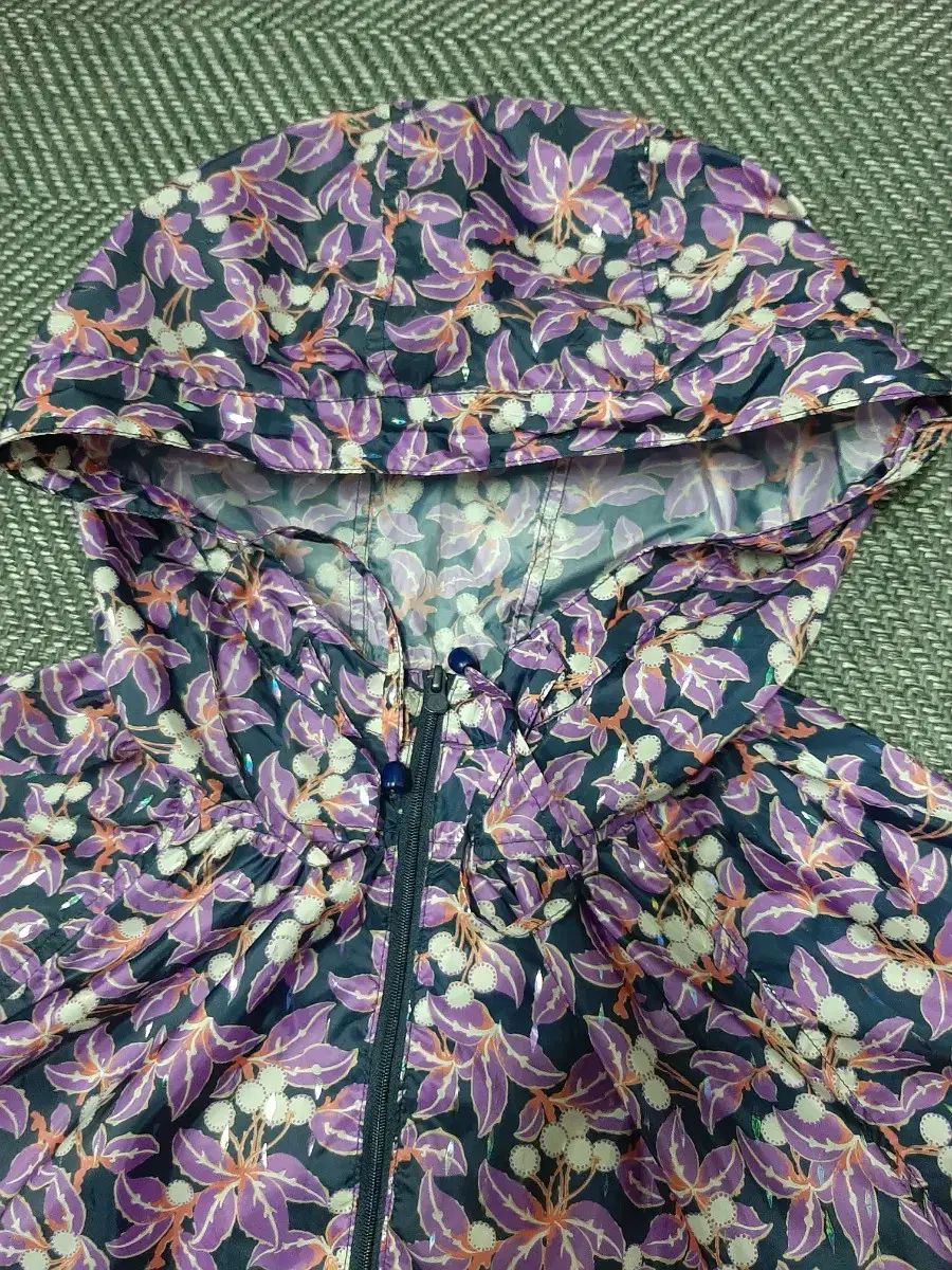 ANNA SUI NYC ビンテージライクリバーシブルフーディー PURPLE anna 