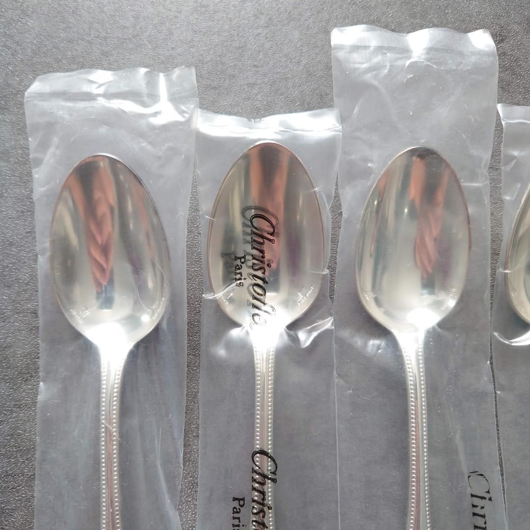クリストフル パール 未開封 コーヒースプーン 6点