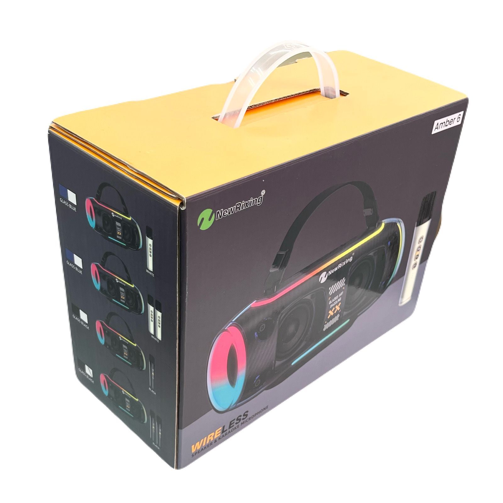 New Rixing】amber 6 カラオケセット 30W出力スピーカー 多機能