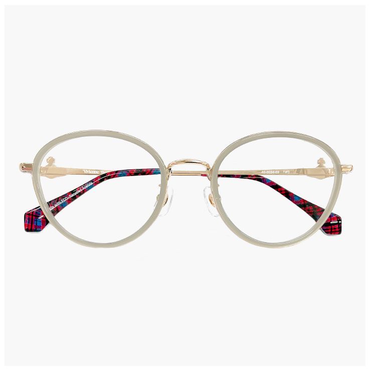 ヴィヴィアン ウエストウッド メガネ 40-0034 c03 Vivienne Westwood レディース 眼鏡 40-0034-3 丸メガネ ボストン 型 セル巻き オーブ ダミーレンズ発送