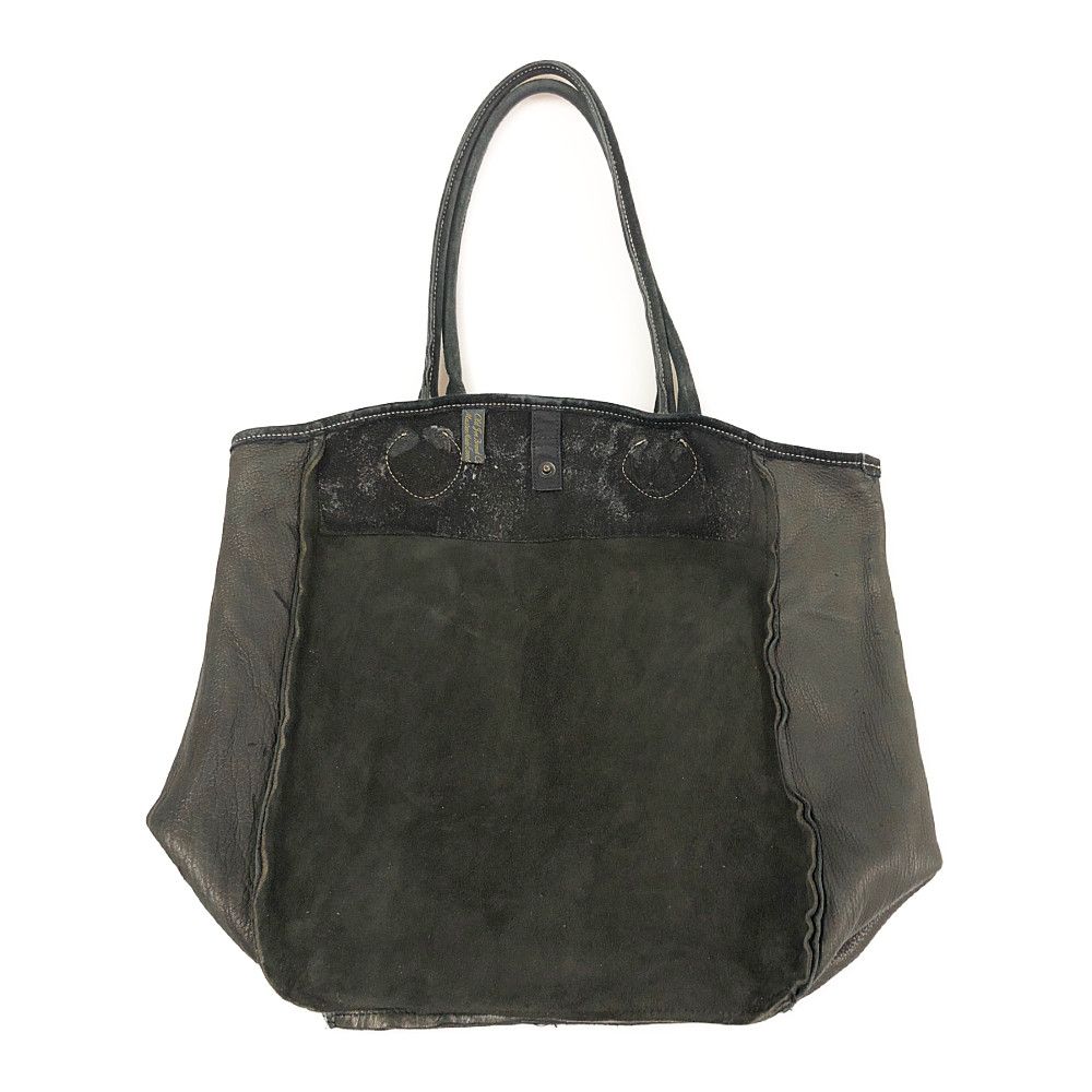 OLD JOE & CO. オールドジョー DISTRESSED LEATHER TOTE BAG クラック ディア スキン レザー トートバッグ  裏地切り外し品 正規品 / 30407