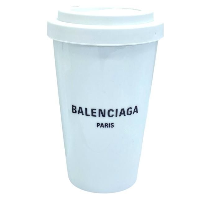 BALANCIAGA バレンシアガ タンブラー 小物 コーヒーカップ 磁器 ロゴ ホワイト