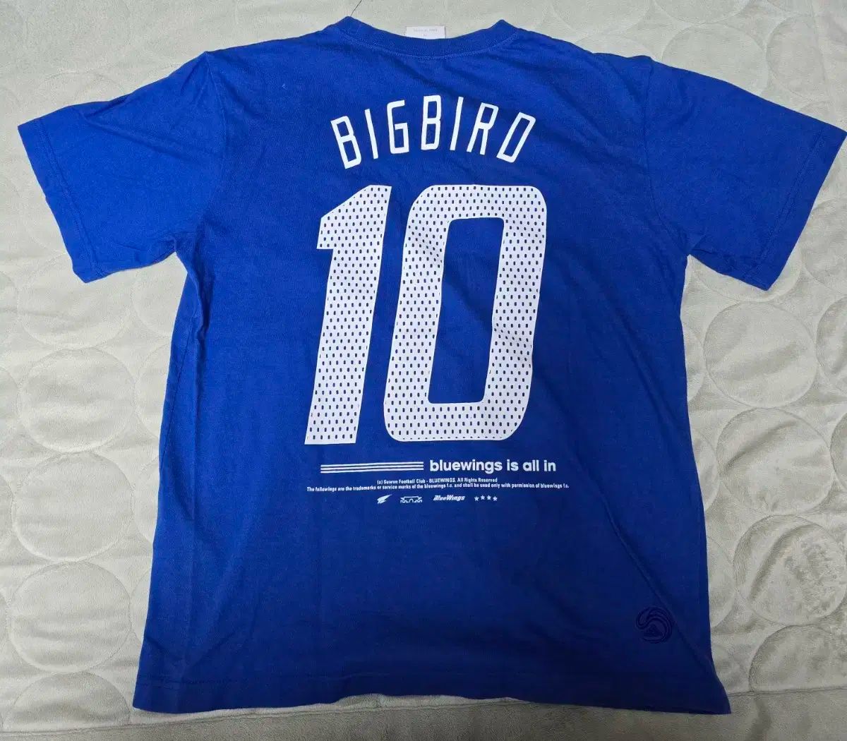 水原三星ブルーウィングス ビッグバード 10 記念日 記念 Tシャツ 90 サイズ