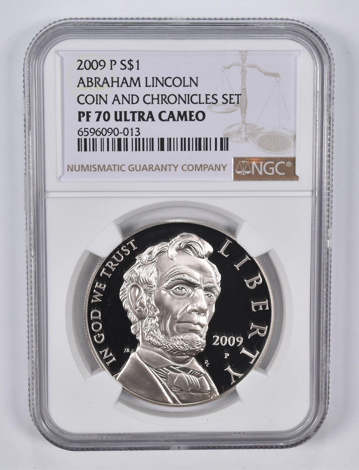 PF70 2009P エイブラハム リンカーン コインクロニクルセット シルバーダラー NGC ブラウンラベル