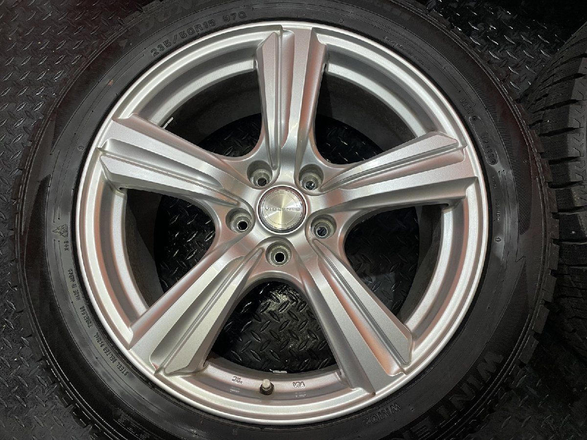 DUNLOP WM02 235/50R18】スタッドレス【VIOLENTO 18インチ