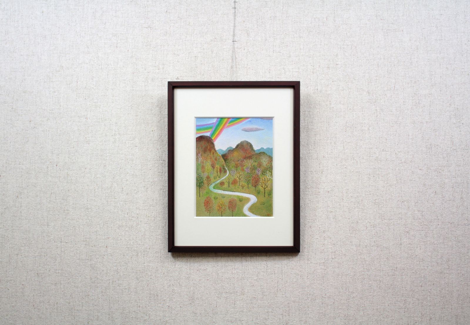 酒井芳元『風景』油彩画【真作保証】 絵画 - 北海道画廊 - 美術品