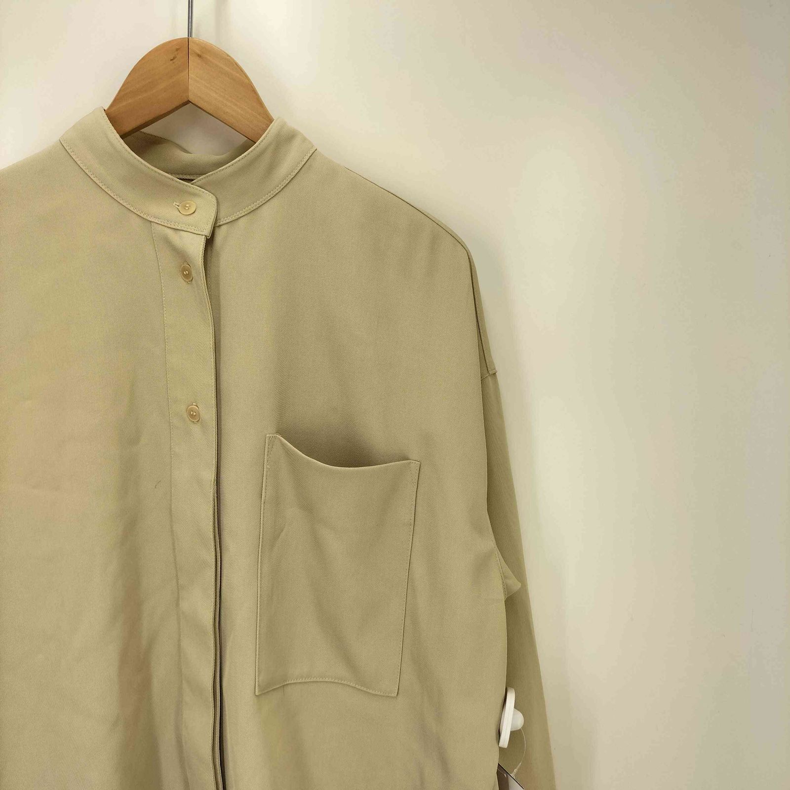 トゥデイフル TODAYFUL 22AW Standcollar Twiil Shirts スタンドカラー 