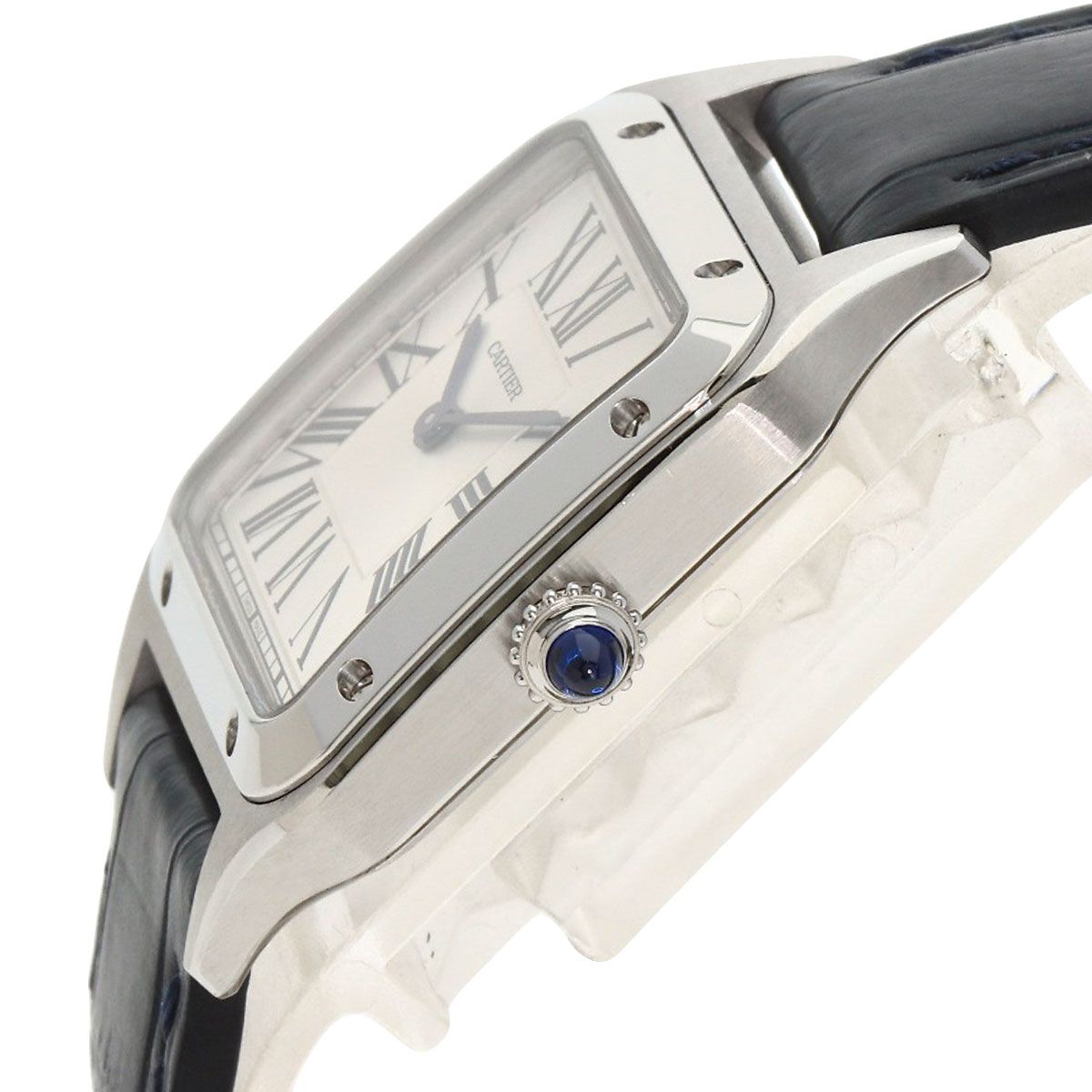 CARTIER カルティエ WSSA0023 サントス デュモン SM 腕時計 SS 革  