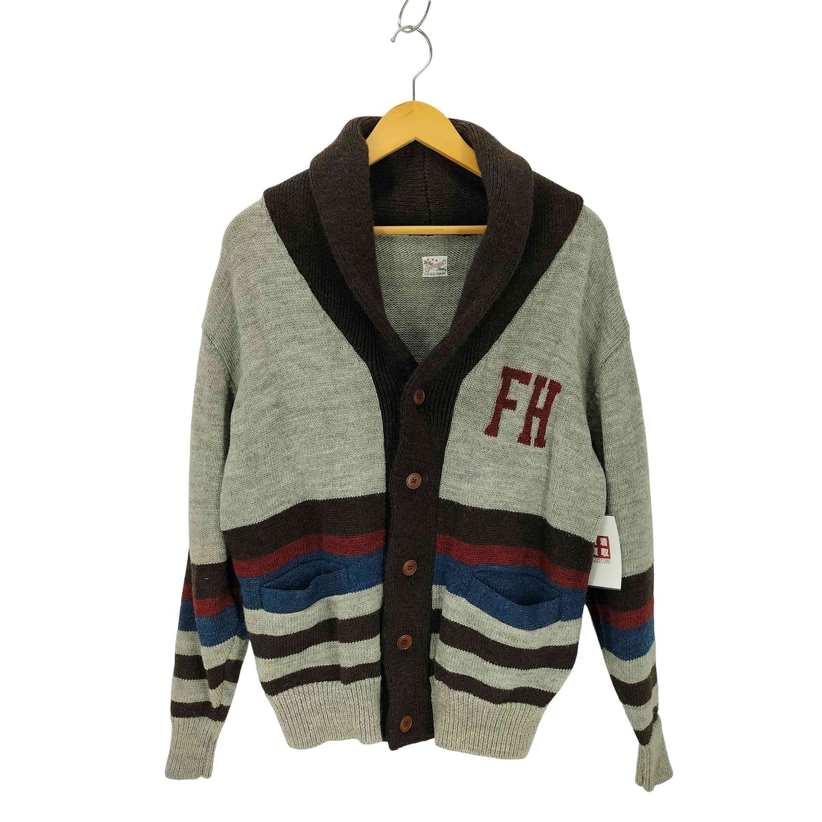 フラットヘッド　THE FLAT HEAD スウェット　カーディガン インディゴ スウェット カーディガン FN-MIB-001 | THE FLAT HEAD