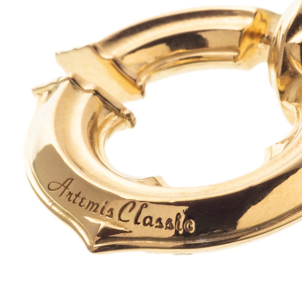 レイヤードCフープピアス