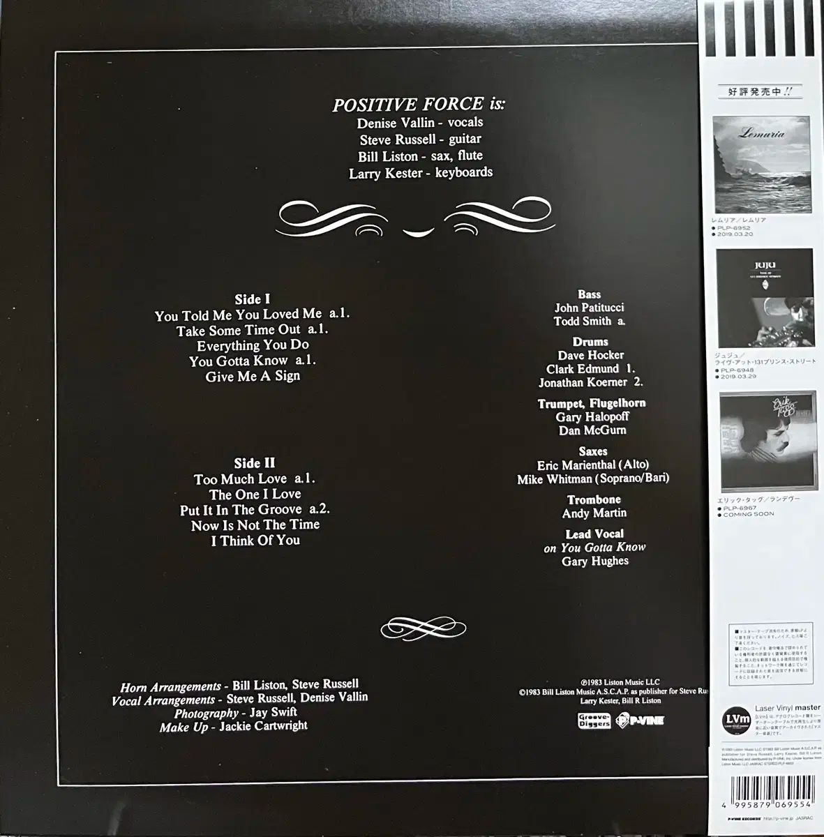 AOR Positive Force Feat Denise Vallin lp