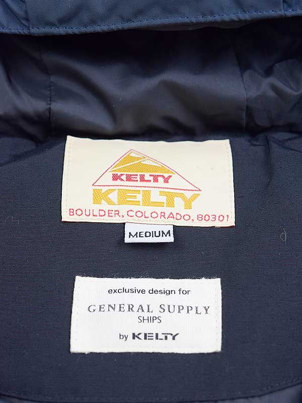 KELTY ケルティ SHIPS 別注 GENERAL SUPPLY ダウンジャケット ネイビー M