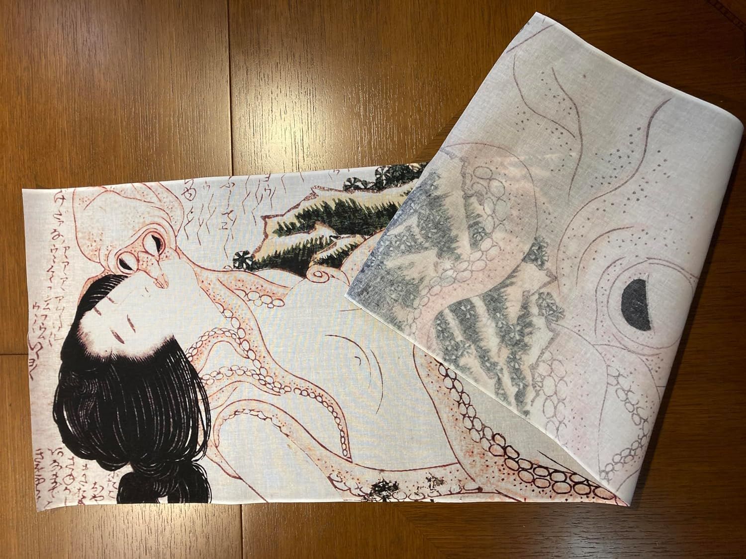 古今東西 浮世絵 春画 手ぬぐい 葛飾北斎 蛸と海女 約98cm 35cm - メルカリ