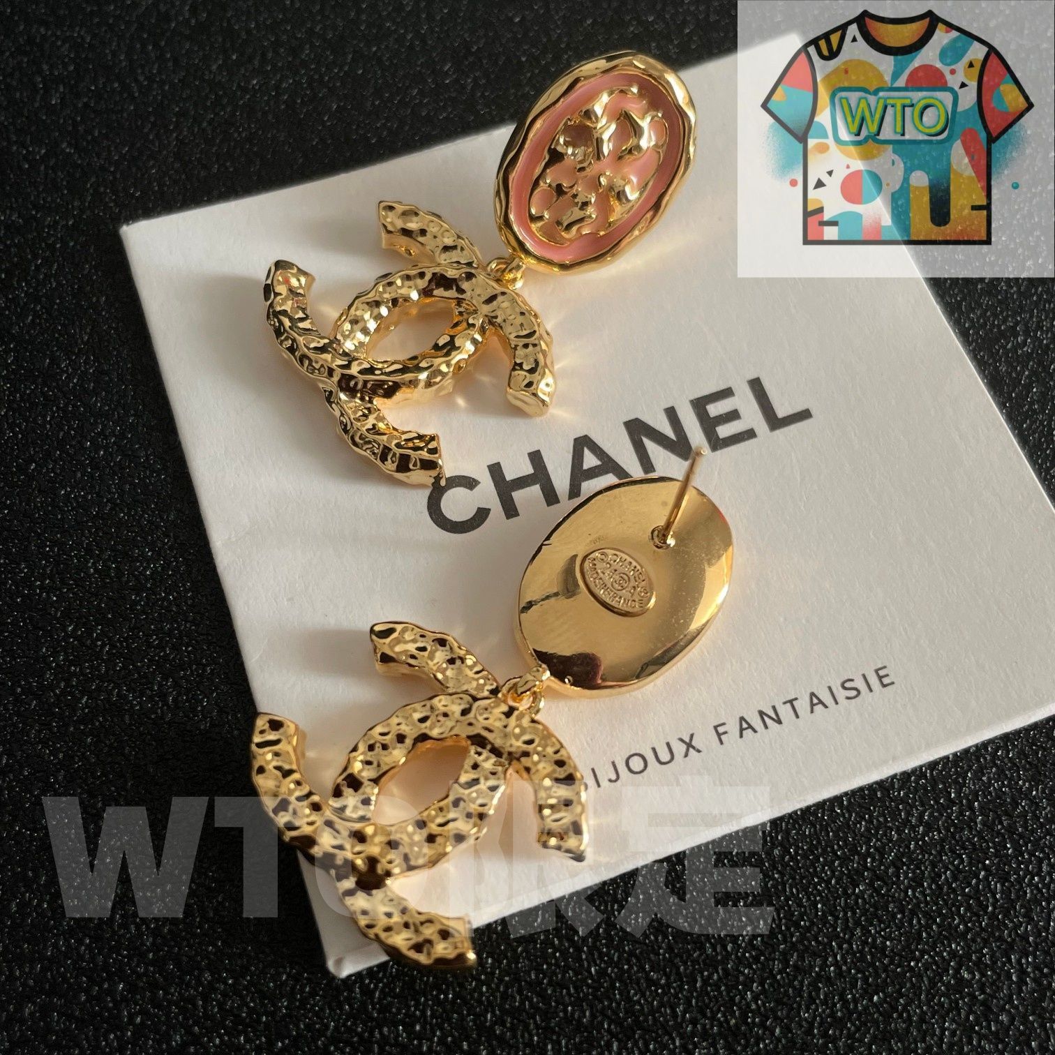 今日特推】Chanel ヴィンテージ アルファベット ピアス 送料無料