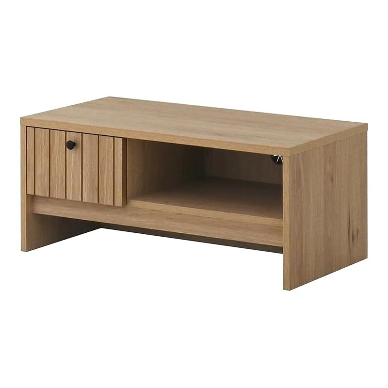 佐藤産業 TIFFY テレビボード 幅80cm 奥行き40cm 高さ35cm 引出 ナチュラル TF35-80L GN 1