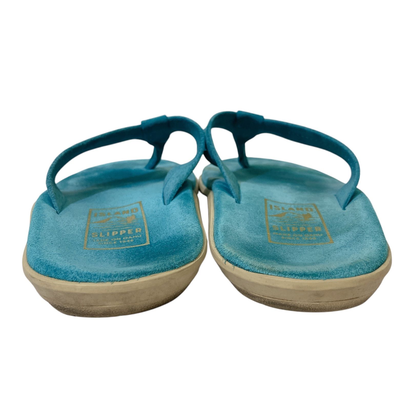 C339 Island Slipper アイランドスリッパ スエードサンダル ターコイズ