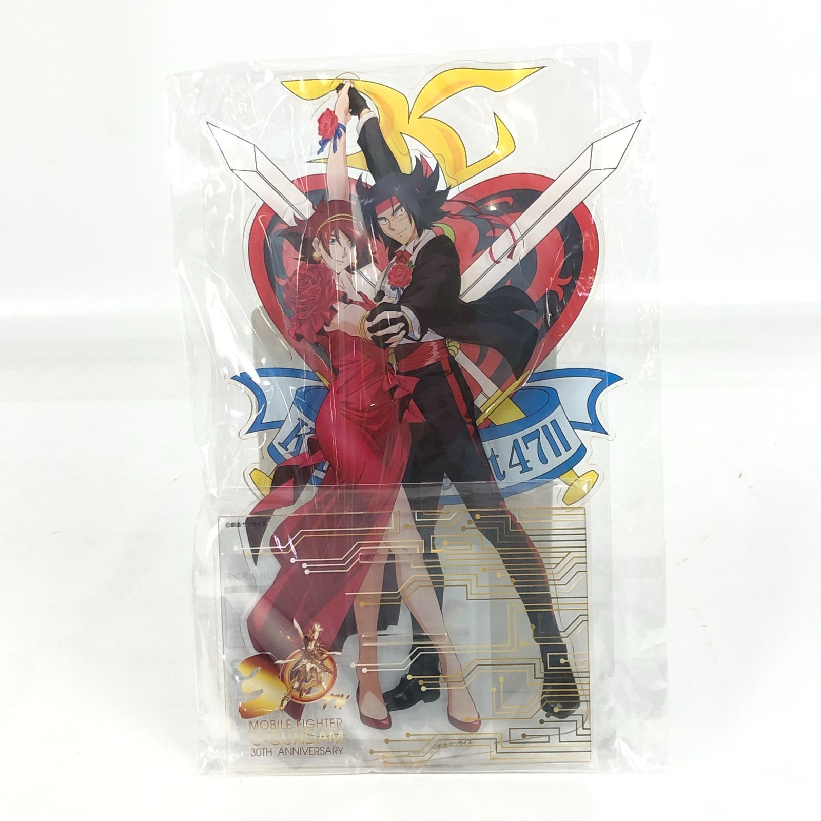 未開封品】 機動武闘伝Gガンダム ドモン&レインビッグアクリル