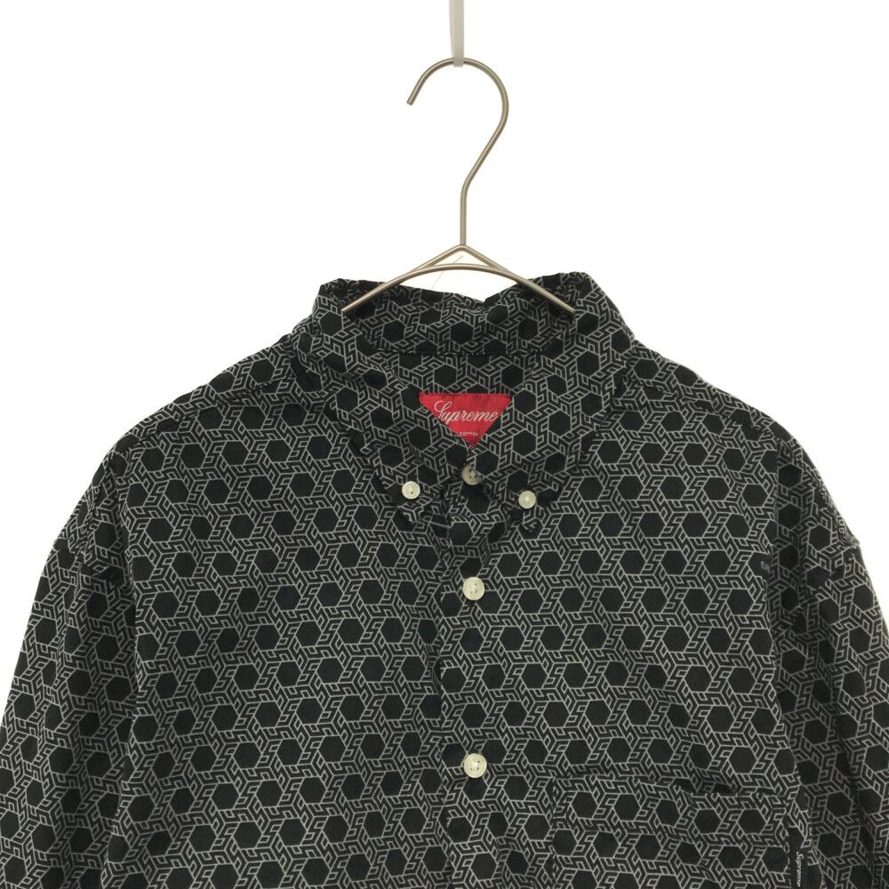 SUPREME (シュプリーム) 19AW Monogram L S Shirt モノグラム 総柄 ...