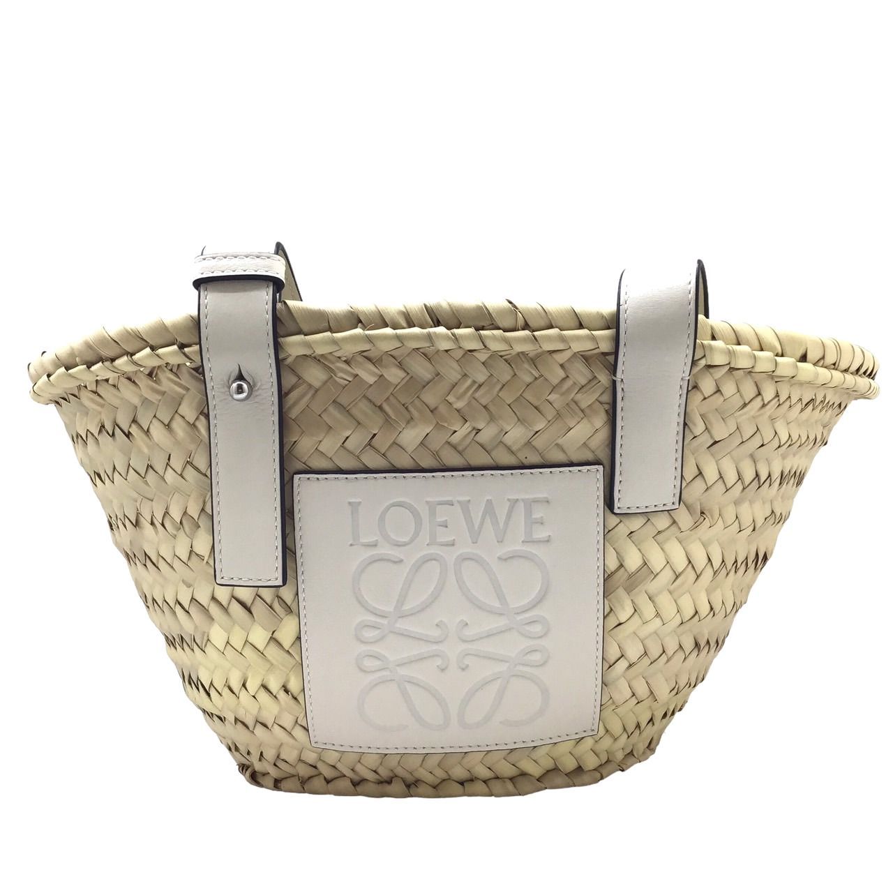 専用！LOEWE ロエベ カゴバッグ スモール ホワイト（LOEWE ロエベ 