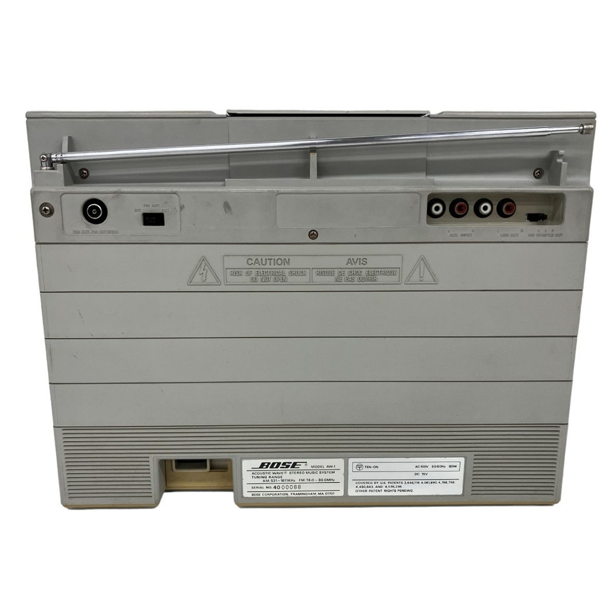 BOSE AW-1 ACOUSTIC WAVE MUSIC SYSTEM ラジカセ CDコンポ