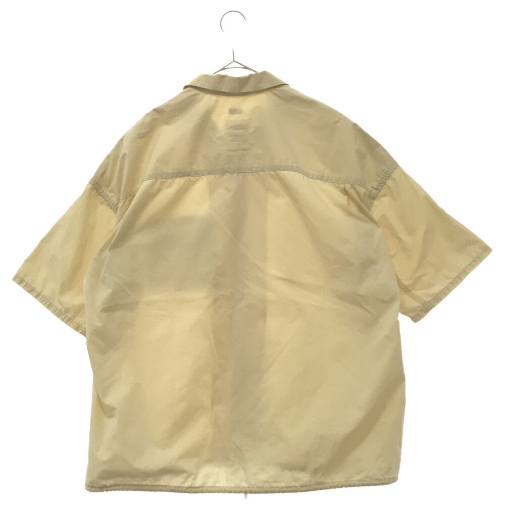 ナナミカ Open Collar Wind 吹きこぼれ H/S Shirt SUGS237
