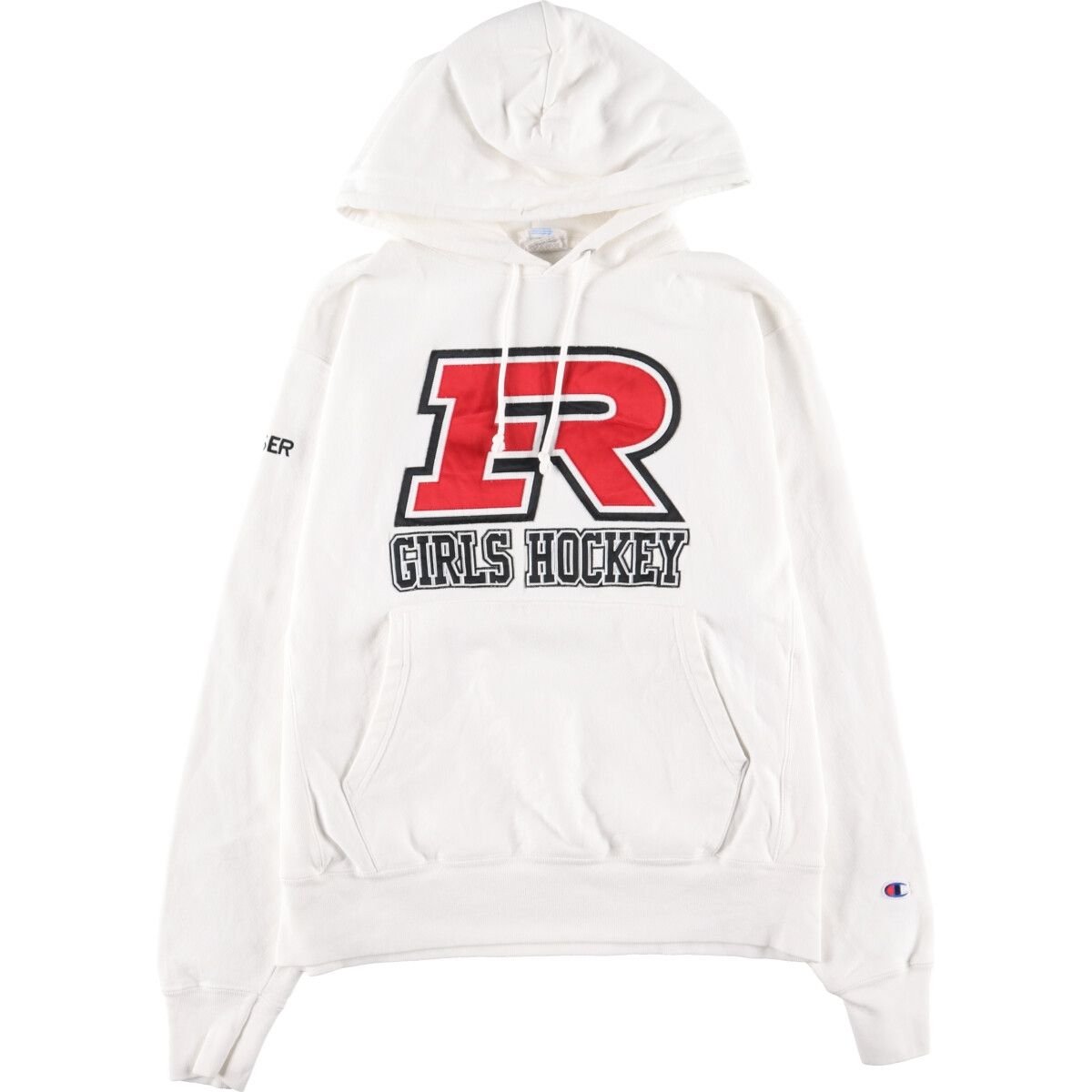 古着 チャンピオン Champion リバースウィーブ 復刻 単色タグ カレッジ スウェットプルオーバーパーカー レディースL/eaa414346