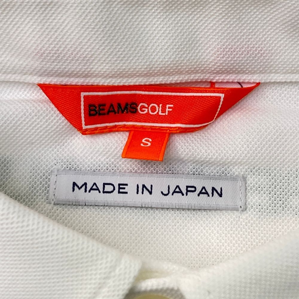 サイズ：S BEAMS GOLF ビームスゴルフ 半袖ポロシャツ ボタン