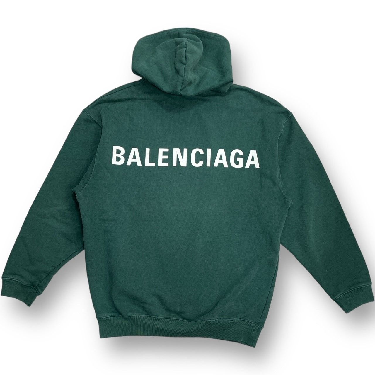 希少カラー 国内正規 BALENCIAGA バックロゴ プリント プルオーバー
