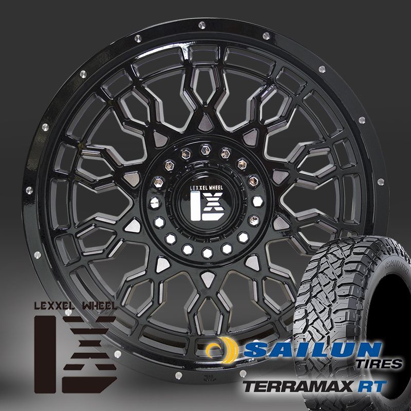 JL JK ラングラー 18インチ LEXXEL PreDator プレデター SAILUN TERRAMAX RT 255/70R18 タイヤホイール  - メルカリ