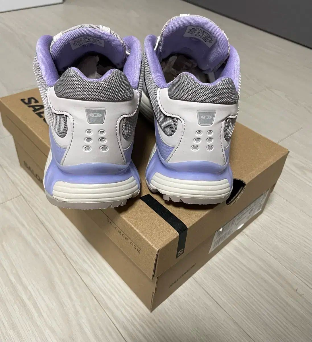 SALOMON サロモン XT ウィスパー 灰 ローズ グレー 230