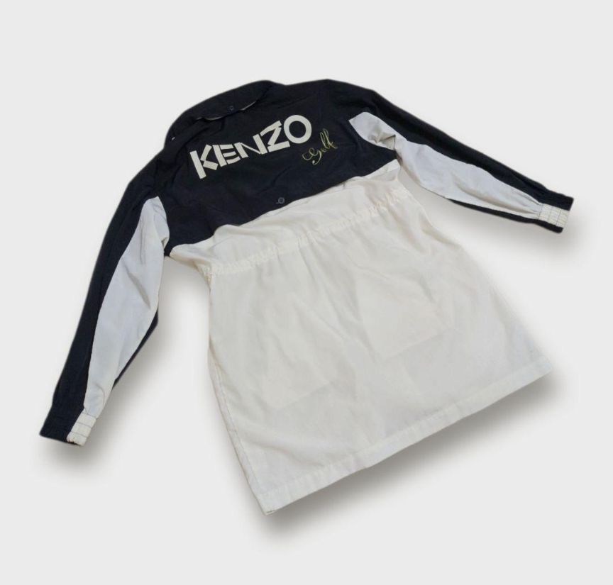 レア【KENZO】ケンゾーゴルフ ナイロン ハーフコート オーバーサイズ 